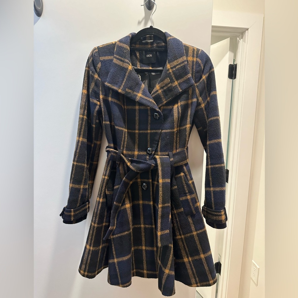 ASOS peplum coat - Picture 4 of 5